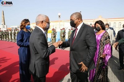 PRESIDENTE DA REPÚBLICA NO PALÁCIO DO GOVERNO DE CABO VERDE