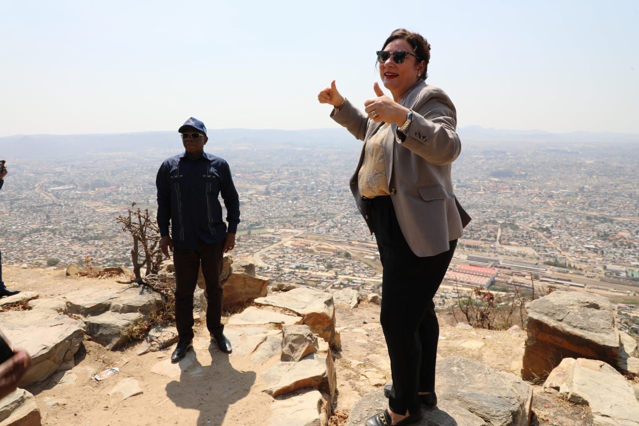 Visita da delegação namibiana aos  locais turísticos na Huíla